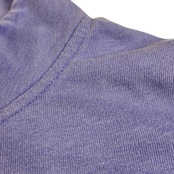 Victorias Secret Pink Sweater Medium Purple Collared Quarter Zip Periwinkle - Picture 8 of 16